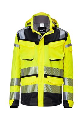 KÜBLER REFLECTIQ Wetterjacke SYMPATEX® PSA 2 warnorange/anthrazit XL