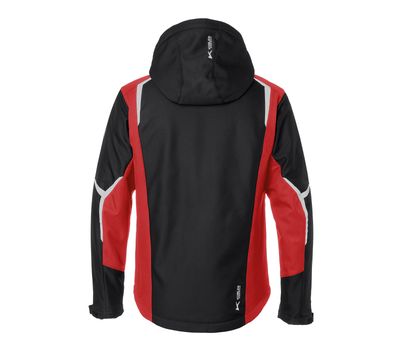 KÜBLER BODYFORCE Winter Softshell Jacke schwarz/mittelrot XL
