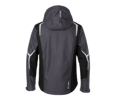 KÜBLER BODYFORCE Winter Softshell Jacke anthrazit/schwarz S