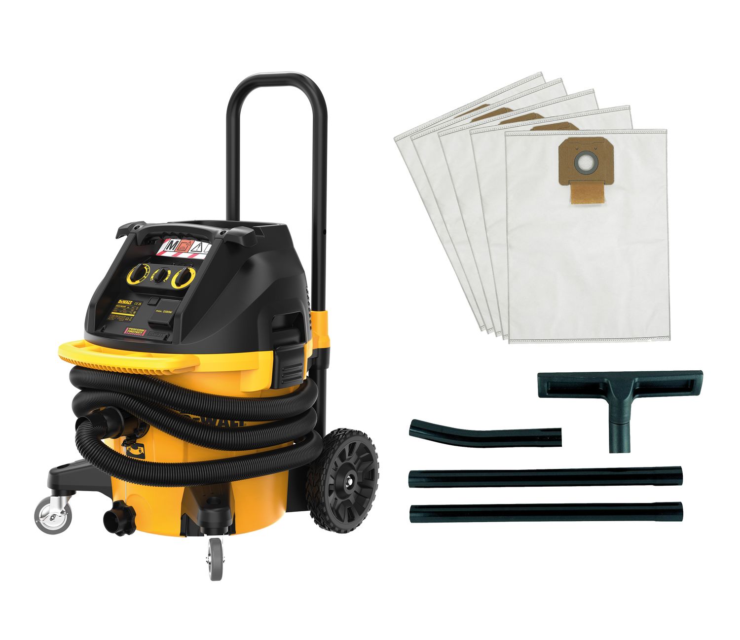 DEWALT DWV905MKIT-QS Industrie Nass+ Trockensauger M-Klasse