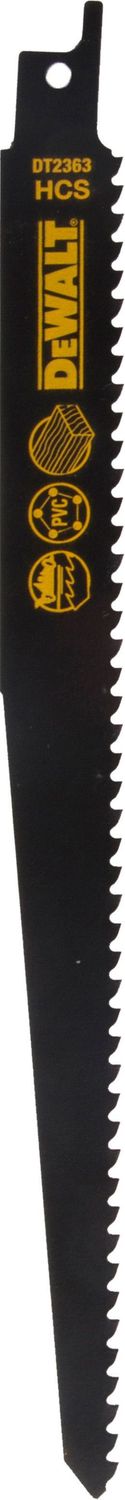 DEWALT DT2363-QZ Säbelsägeblatt HCS Holz 228mm 5Stk