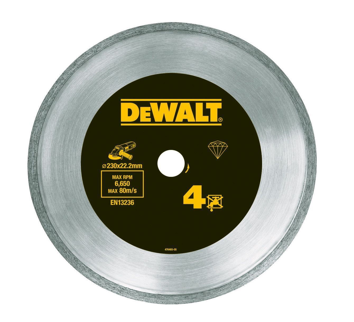 DEWALT DT3736-XJ Diamanttrennscheibe GesintertHP4 125mm