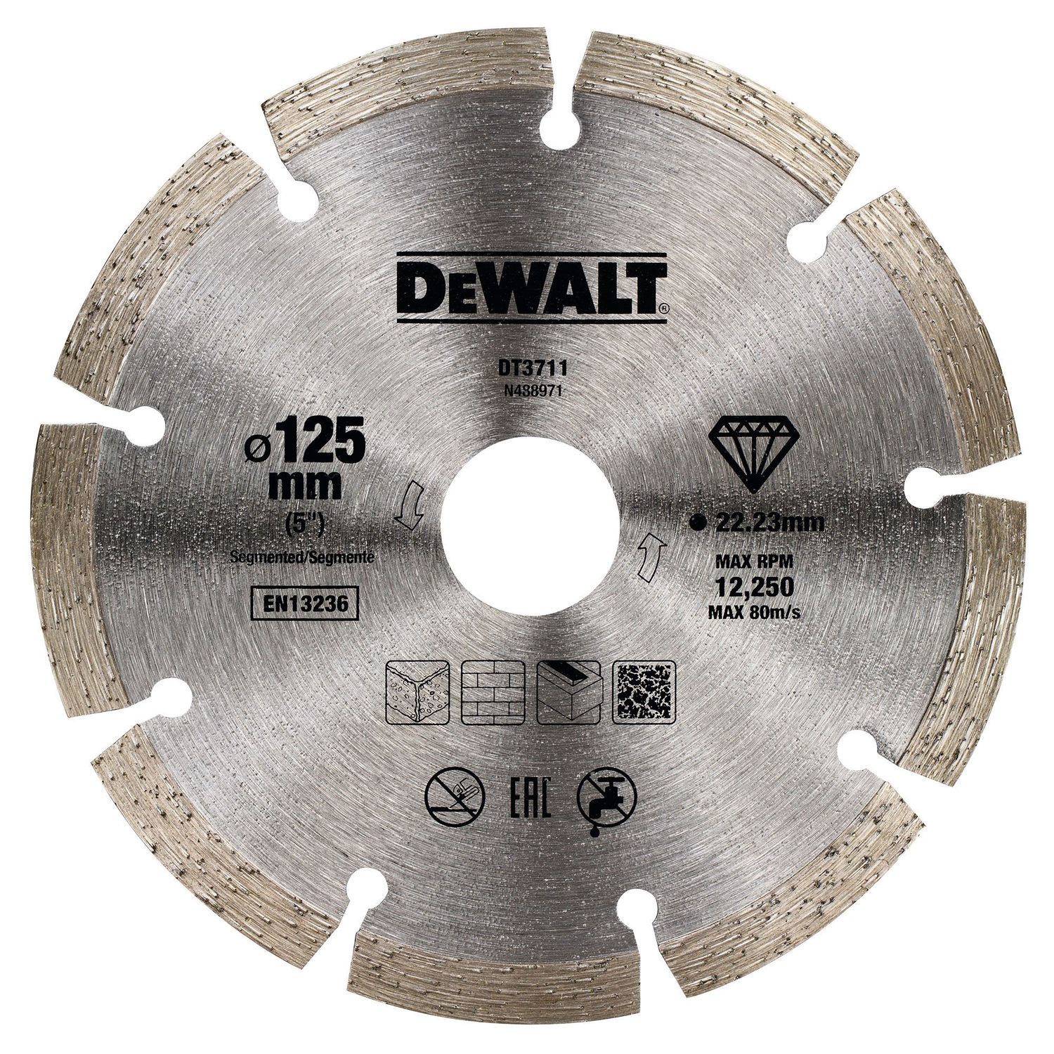 DEWALT DT3711-QZ Diamanttrennscheibe Eco1 Universal 125mm