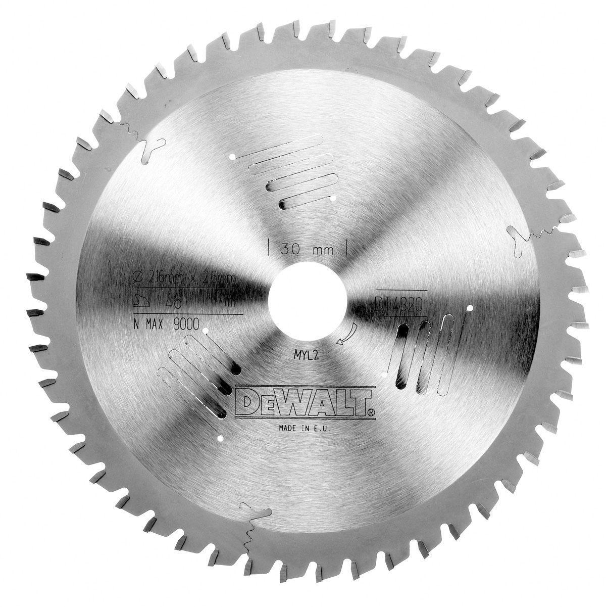 DEWALT DT4351-QZ Kreissägeblatt stat. 250/30mm 60WZ