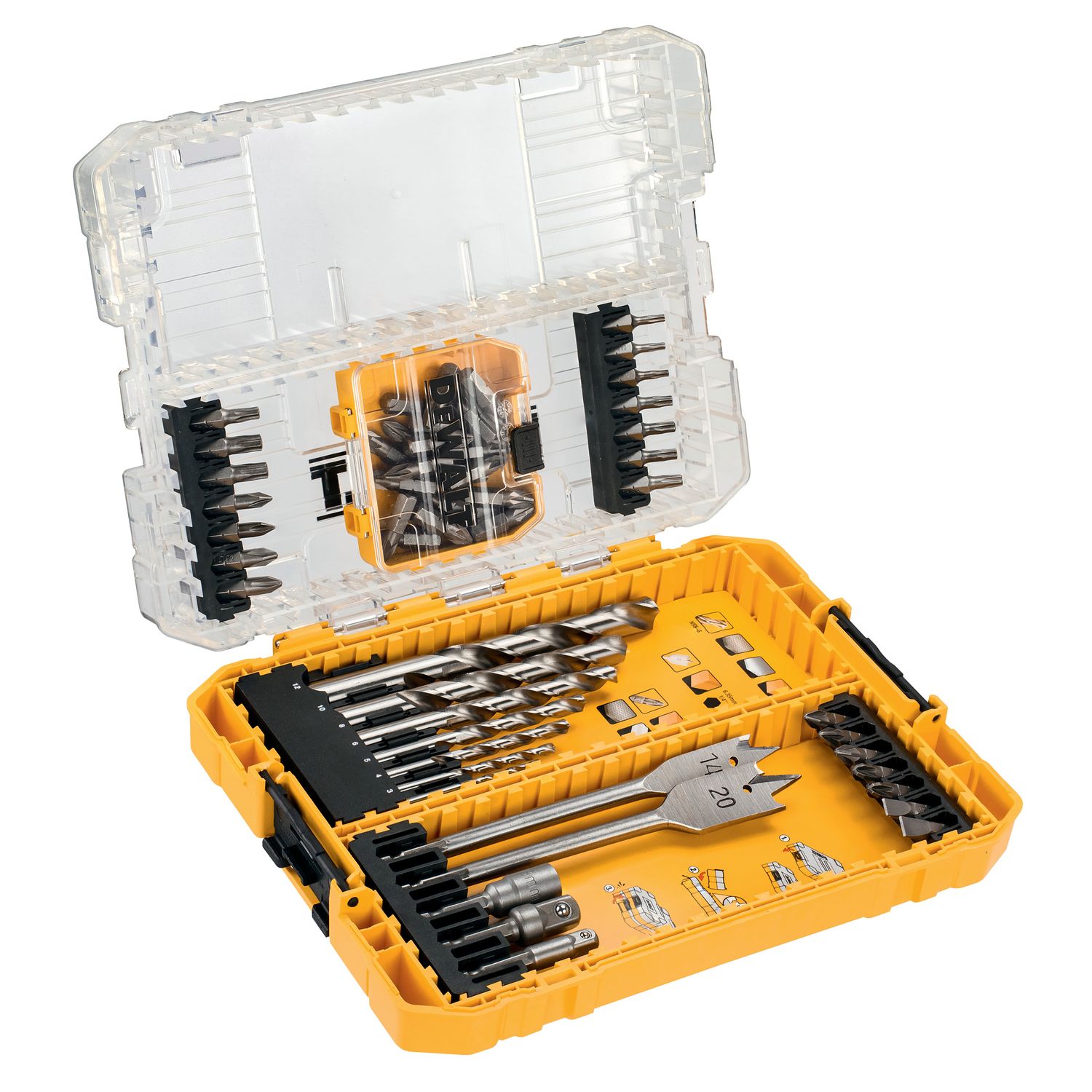 DEWALT DT70757-QZ Bit und Bohrer-Set 55-teilig