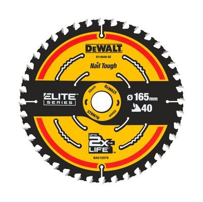 DEWALT DT10640-QZ ELITE Kreissägeblaett. 165/20 mm 40WZ