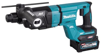 MAKITA Akku-Bohrhammer XGT mit Absaugadapter HR007GM202