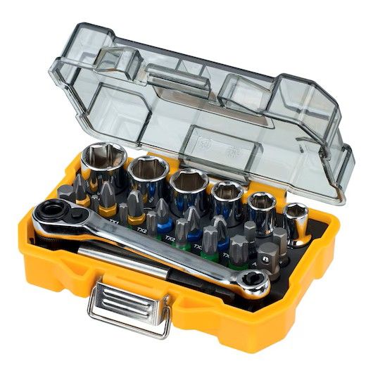DEWALT DT71516-QZ Bit- und Ratschen-Set 24-tlg