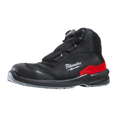 MILWAUKEE FLEXTRED S3S Sicherheits-Stiefel BOA Leder schwarz Größe 39