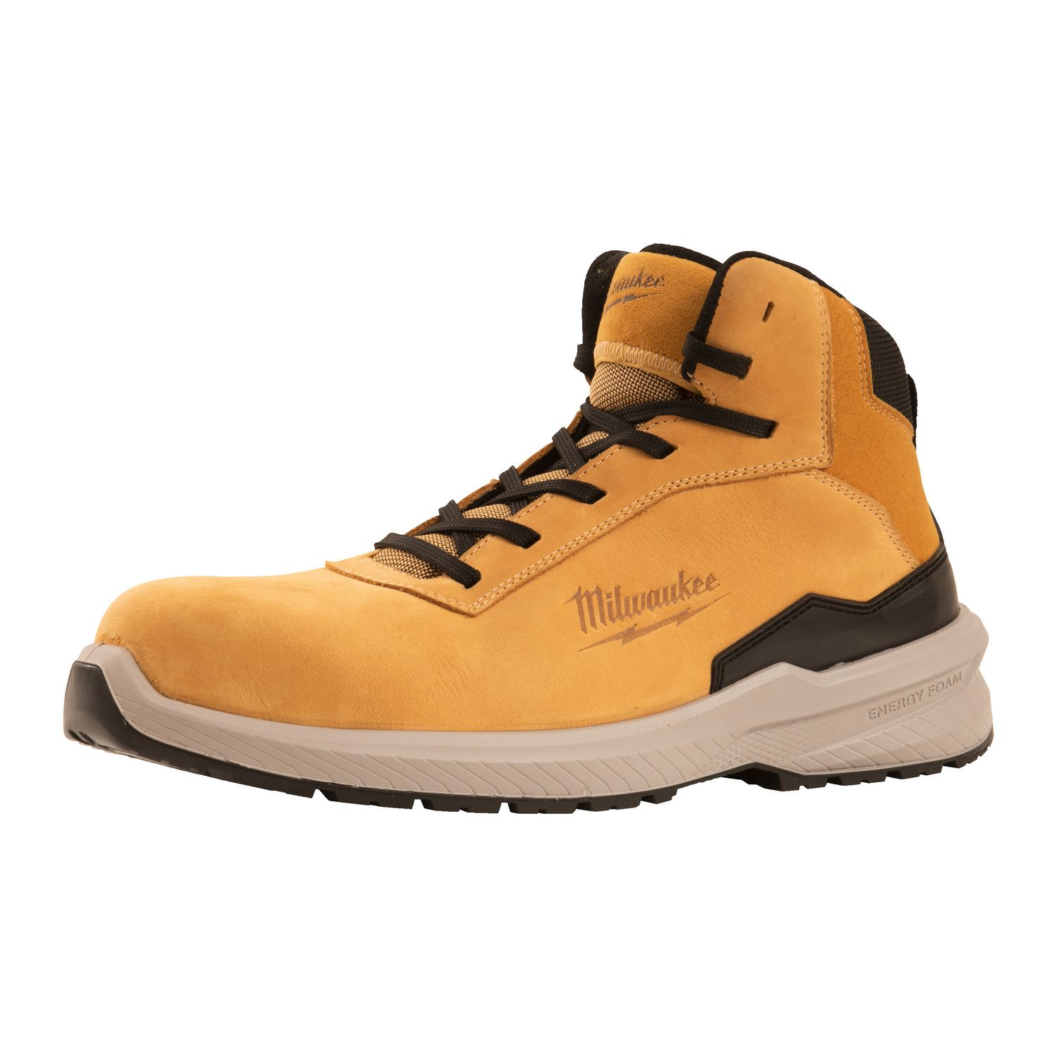 MILWAUKEE FLEXTRED S3S Sicherheits-Schnürstiefel Leder braun Größe 43