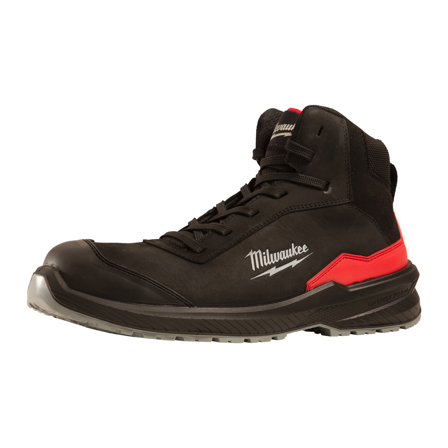 MILWAUKEE FLEXTRED S3S Sicherheits-Schnürstiefel Leder schwarz Größe 47