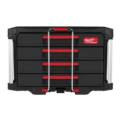 MILWAUKEE PACKOUT Koffer mit 4 Schubladen 560 x 410 x 360 mm