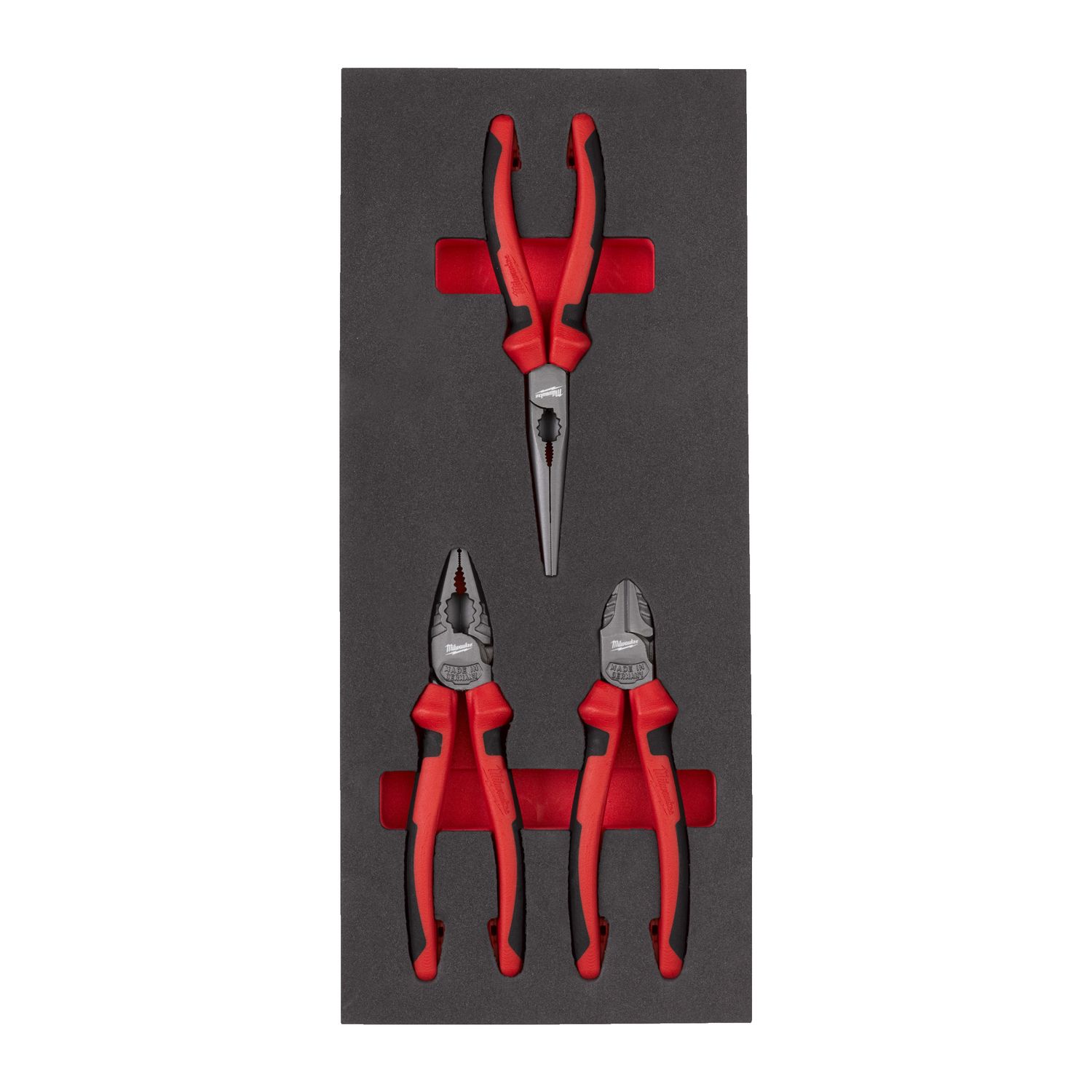 MILWAUKEE Zangen Einlage 3-teilige Einlage für Werkstattwagen 78 cm