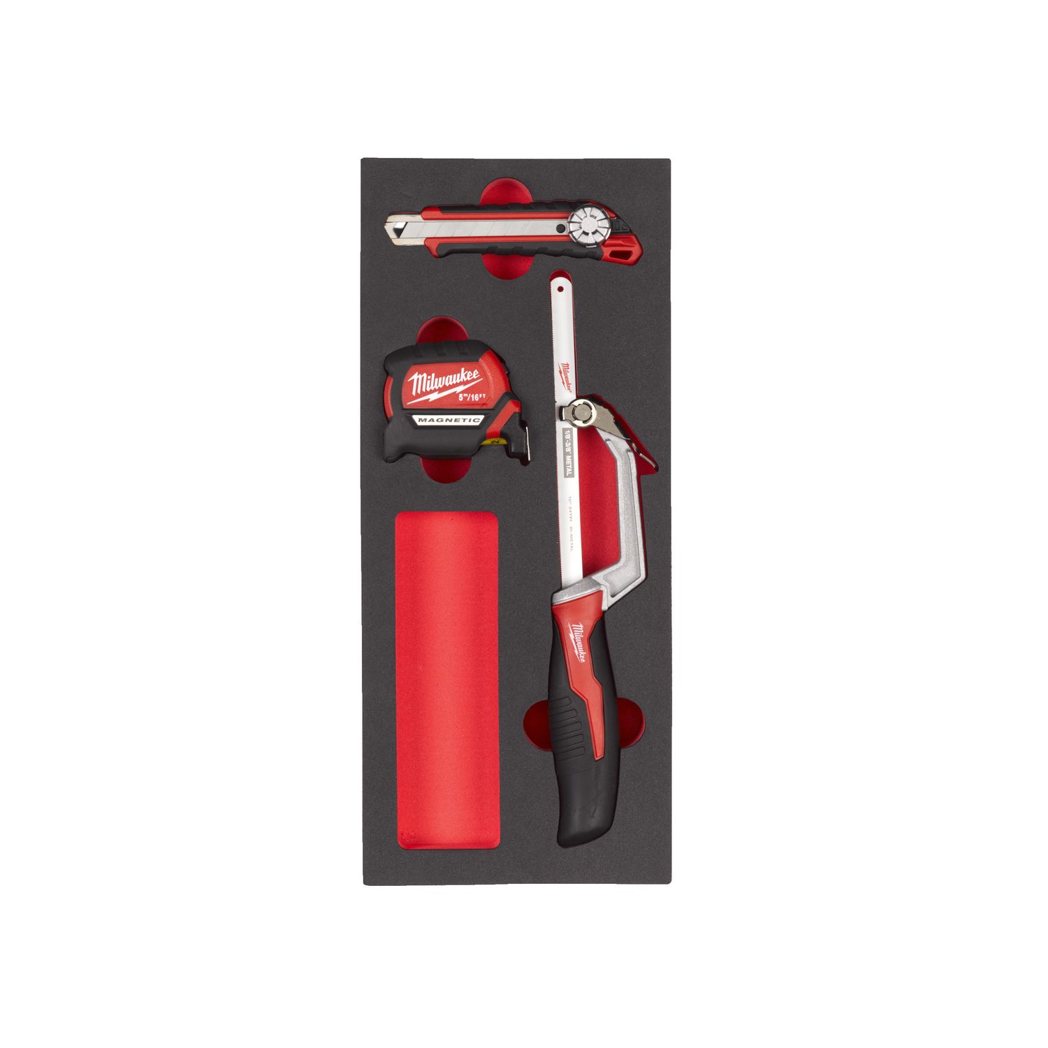 MILWAUKEE Messen und Schneiden Einlage 3-teilige Einlage für Werkstattwagen 78 cm