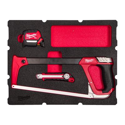 MILWAUKEE Schneiden und Messen Einlage 4-teilige Einlage für PACKOUT Koffer mit Schubladen