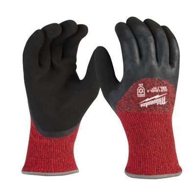 MILWAUKEE Kälte-Schnittschutzhandschuhe Klasse D Größe 7 (S) 12er Pack