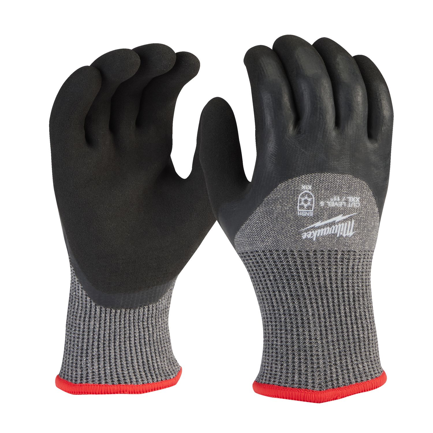 MILWAUKEE Kälte-Schnittschutzhandschuhe Klasse 5/E Größe 8 (M) 12er Pack
