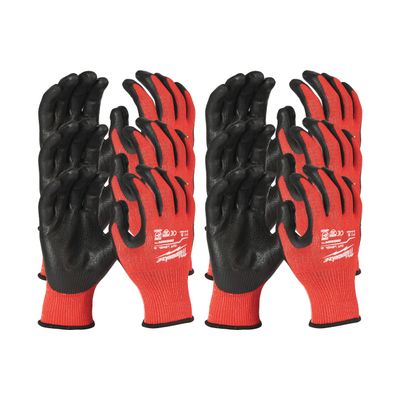 MILWAUKEE Schnittschutzhandschuhe Klasse 3/C Größe 8 (M) 12er Pack