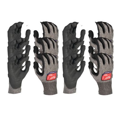 MILWAUKEE Schnittschutzhandschuhe Klasse F Größe 9 (L) 12er Pack