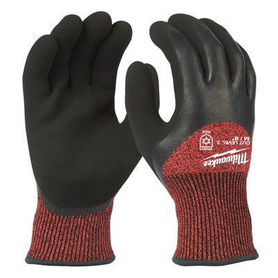 MILWAUKEE Kälte-Schnittschutzhandschuhe Klasse 3/C Größe 7 (S) 12er Pack