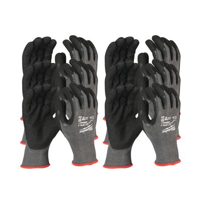 MILWAUKEE Schnittschutzhandschuhe Klasse 5/E Größe 10 (XL) 12er Pack