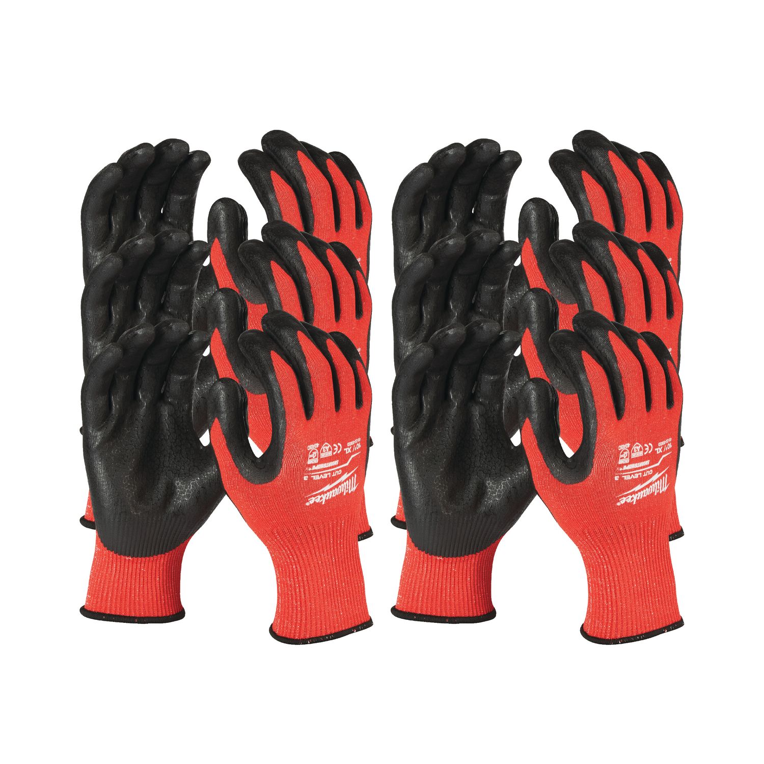 MILWAUKEE Schnittschutzhandschuhe Klasse 3/C Größe 11 (XXL) 12er Pack