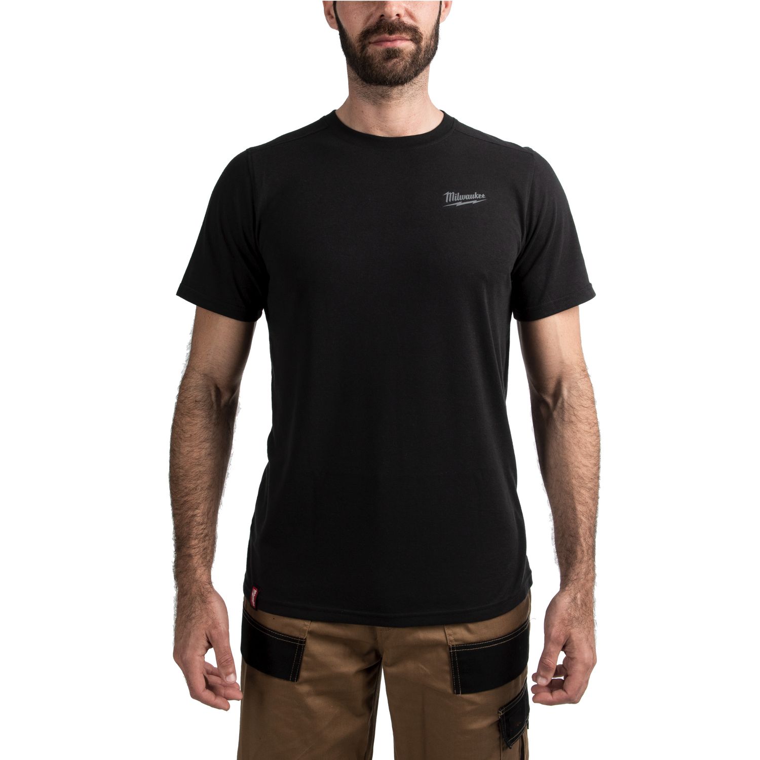 MILWAUKEE Hybrid-T-Shirt schwarz HTSSBL-XXL