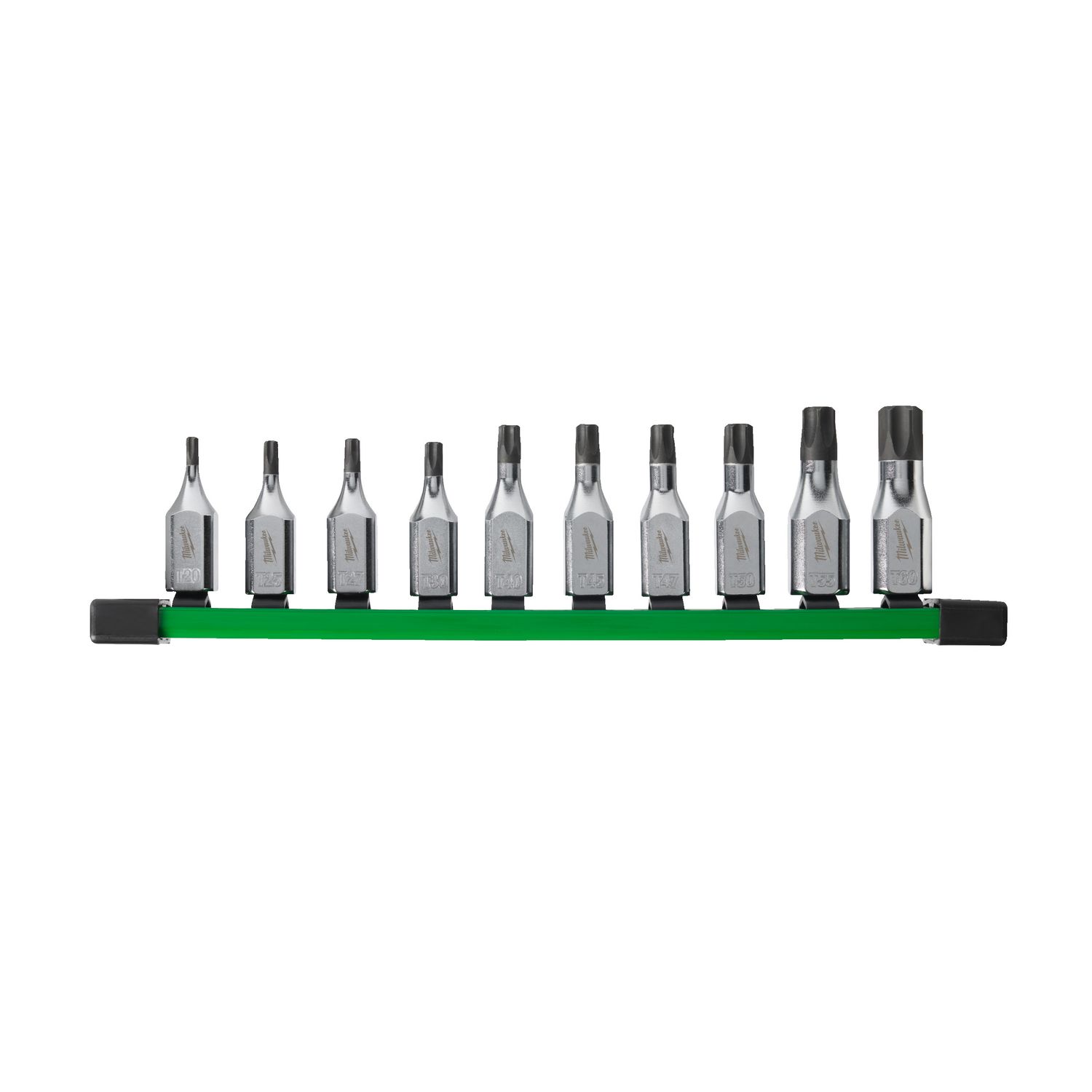 MILWAUKEE 10-teilig TX Bit-Steckschlüsseleinsatz 3/8" Set