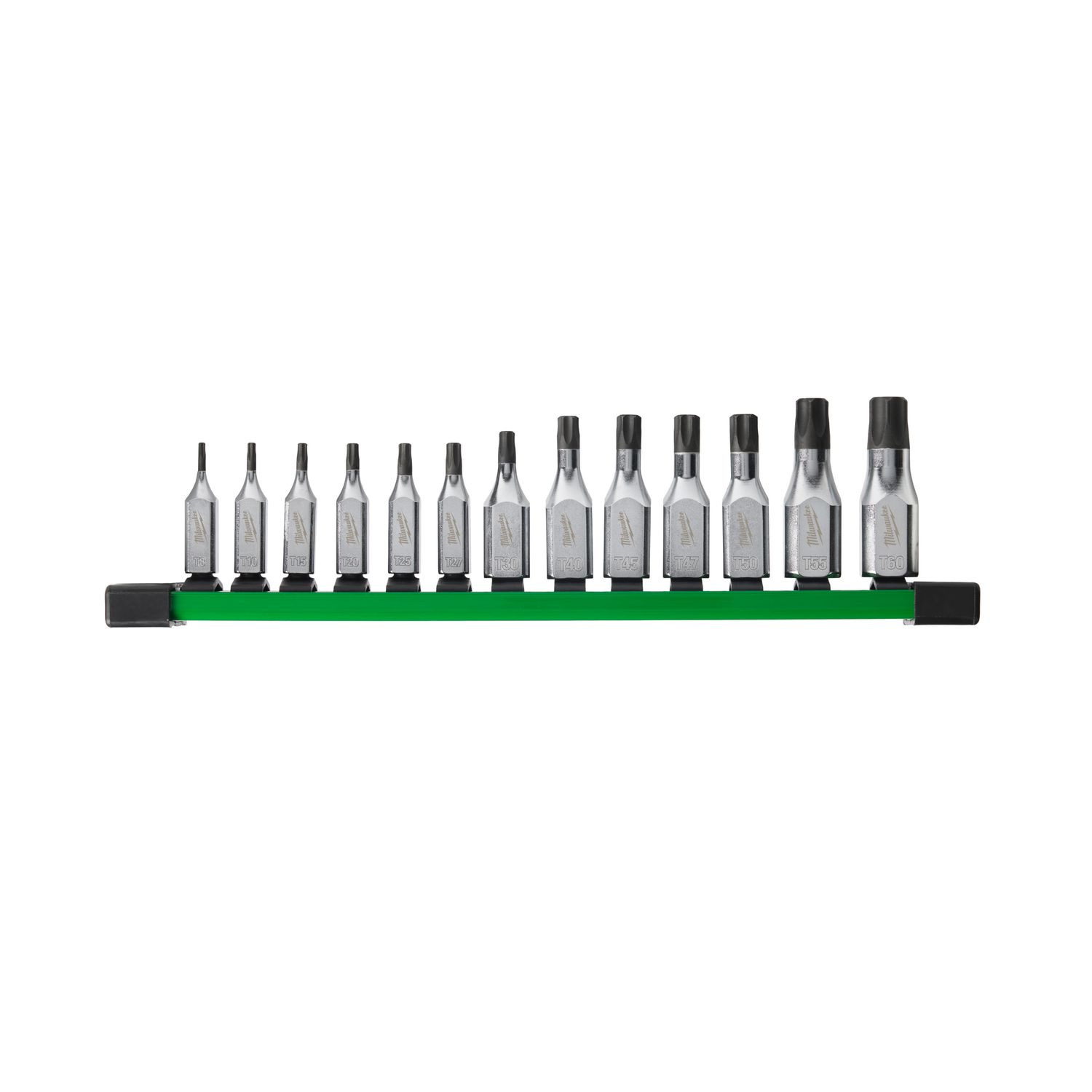 MILWAUKEE 13-teilig TX Bit-Steckschlüsseleinsatz 1/4" und 3/8" Set