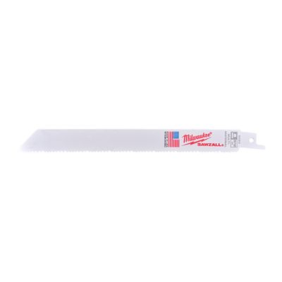 MILWAUKEE 200 x 3,2/2,1 mm (8/12 TPI) Säbelsägeblatt General Purpose, flexibel