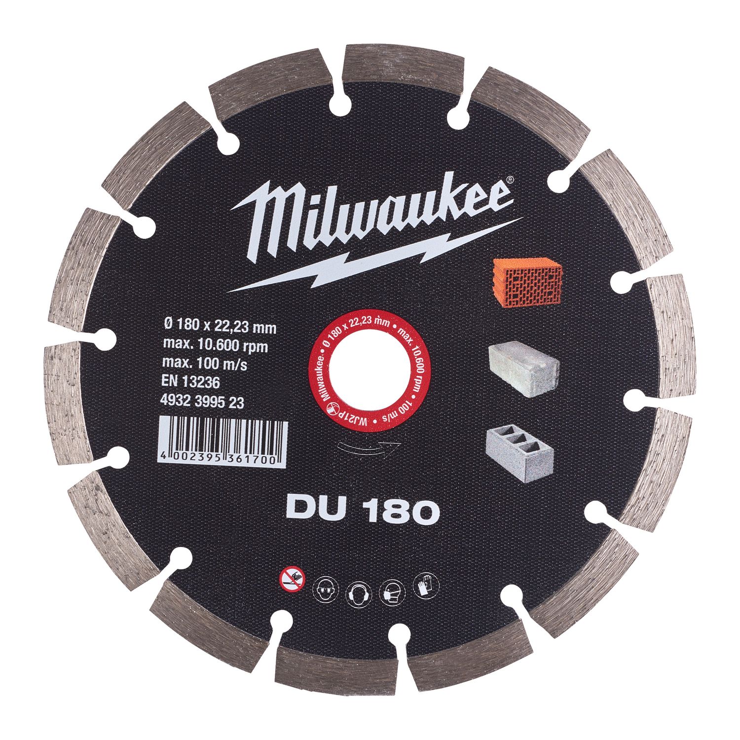 MILWAUKEE Universal Diamanttrennscheibe DU 180 mm