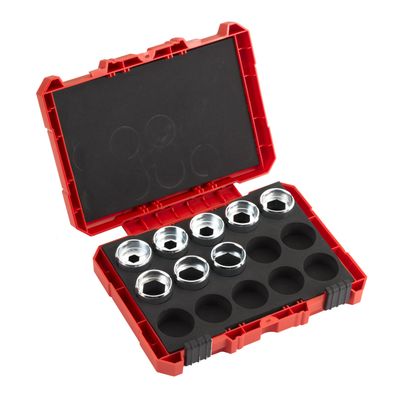 MILWAUKEE DIN 13 AL   9-teiliges Set 16-300 mm Presseinsatz für hydraulisches Akku-Presswerkzeug