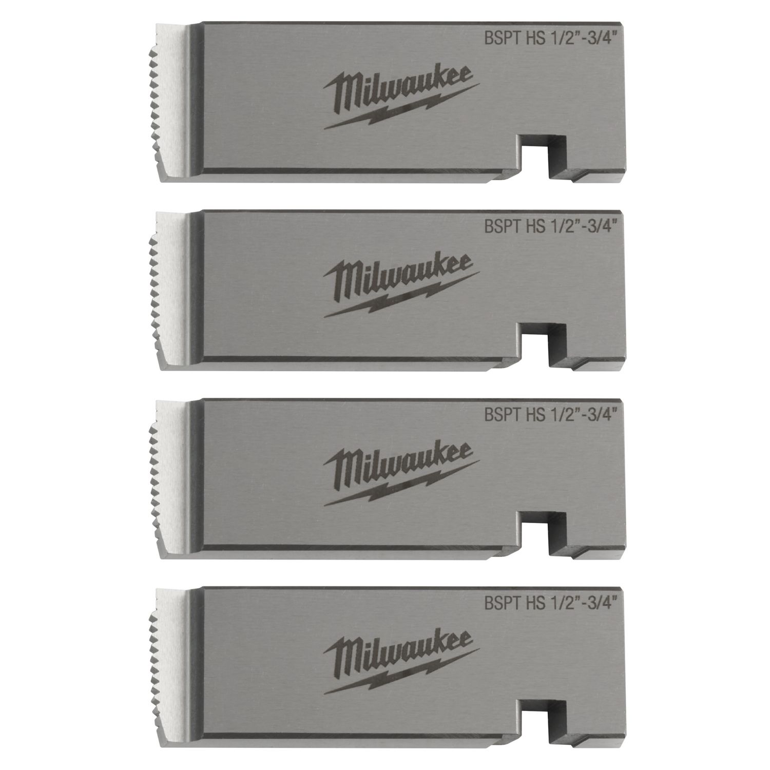 MILWAUKEE Gewindeschneideisen für MXF PTR2 PTR2D 1/2"-3/4" BSPT HS