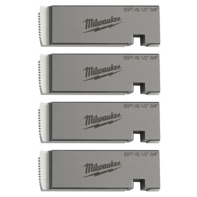 MILWAUKEE Gewindeschneideisen für MXF PTR2 PTR2D 1/2"-3/4" BSPT HS