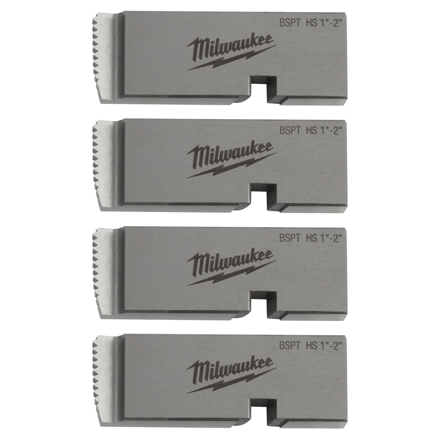 MILWAUKEE Gewindeschneideisen für MXF PTR2 PTR2D 1"-2" BSPT HS