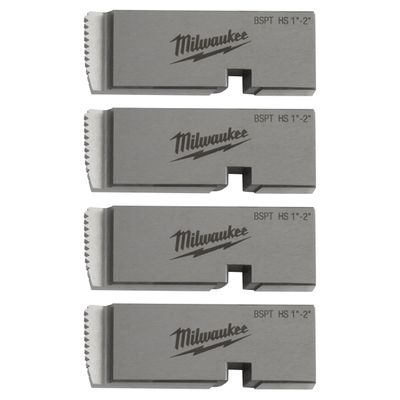 MILWAUKEE Gewindeschneideisen für MXF PTR2 PTR2D 1"-2" BSPT HS