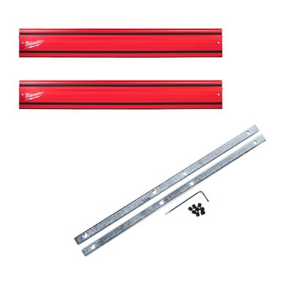 MILWAUKEE 2x 1400 mm Führungsschiene, inklusive Transporttasche und Verbindungsstück GR-KIT