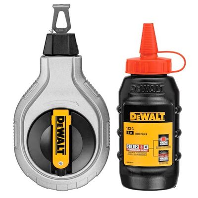 DEWALT DWHT47408-0 Schlagschnur-Set 30m mit roter Kreide