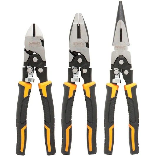 DEWALT DWHT0-70485 Duo-Kraftzangen Set 3-tlg