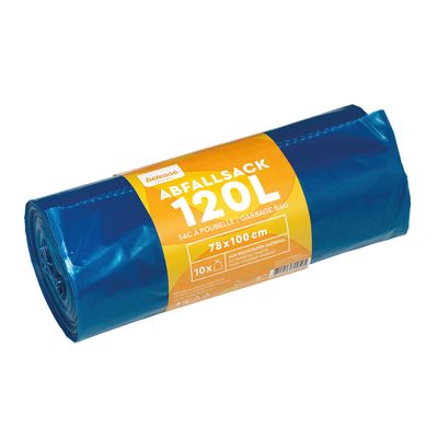 Abfallsack LDPE 120l blau 100 Stk