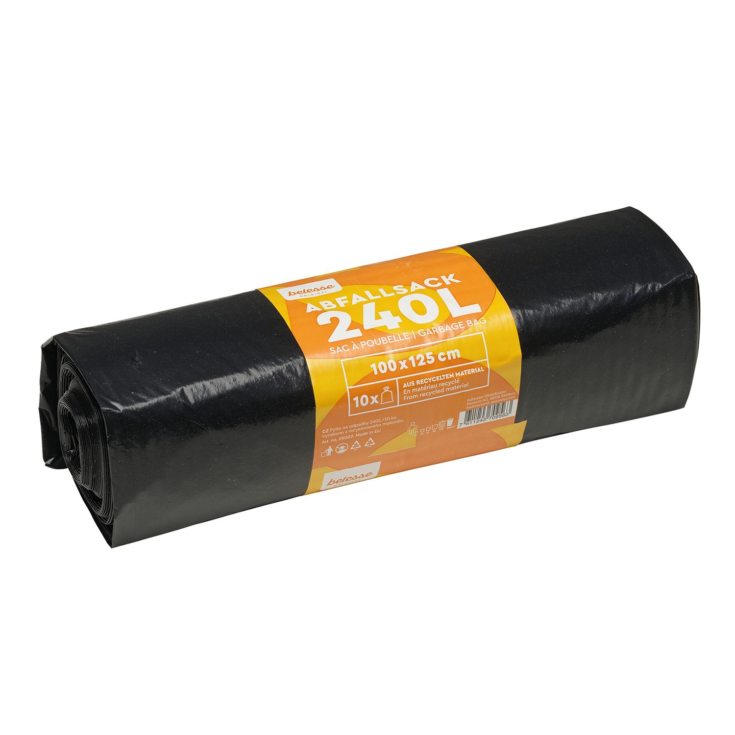 Abfallsack LDPE 240l schwarz 100 Stk
