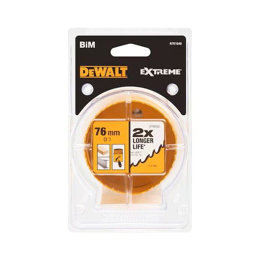 DEWALT DT90330-QZ Lochsäge Bi-Metall Extreme 76mm