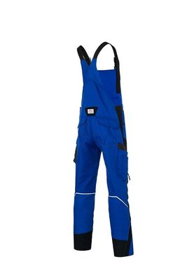 KÜBLER BODYFORCE Latzhose schwarz/mittelrot 56