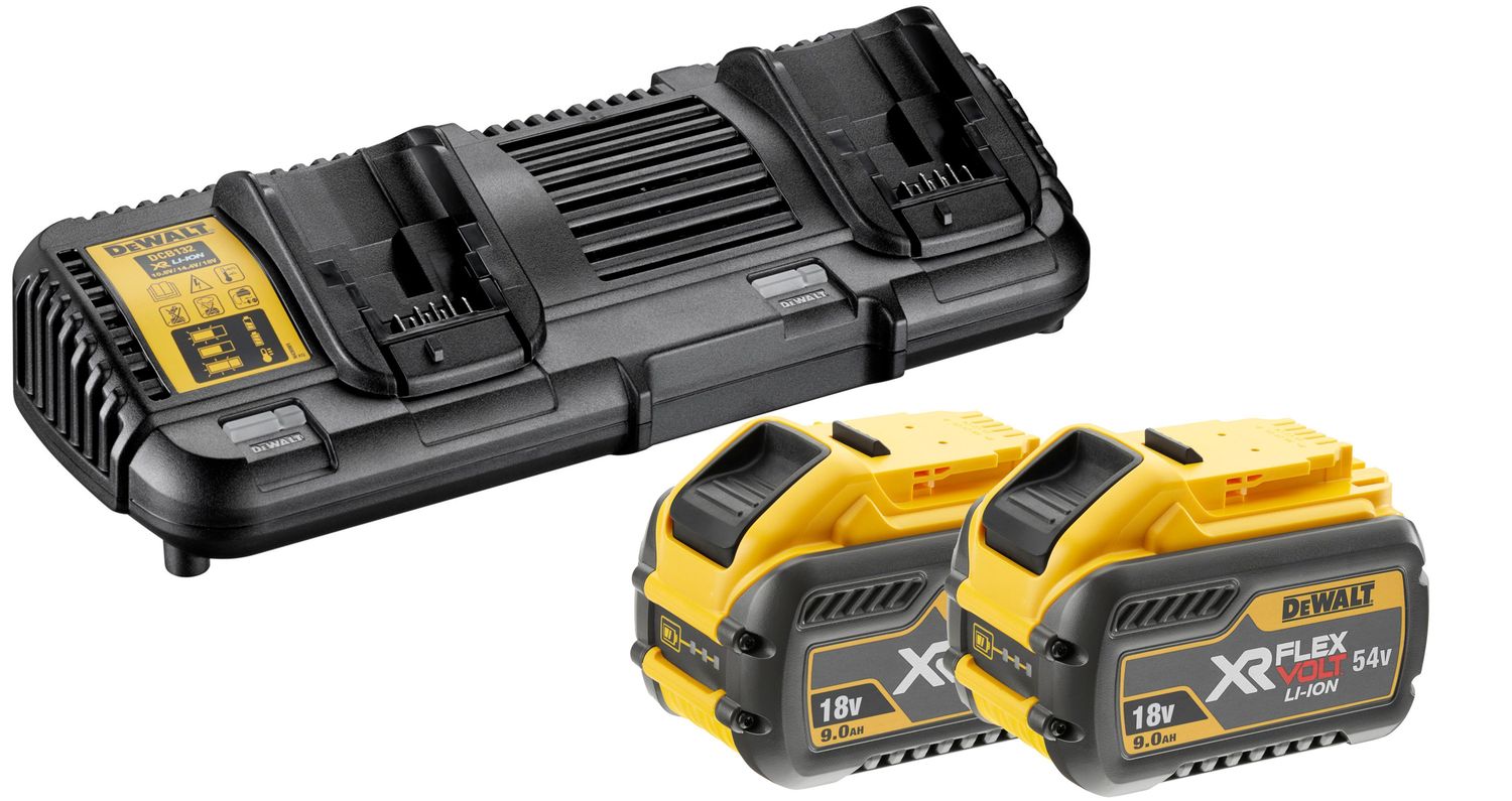 DEWALT Flexvolt DCB132X2-QW Starter-Set 2xAkku 54V /162 Wh