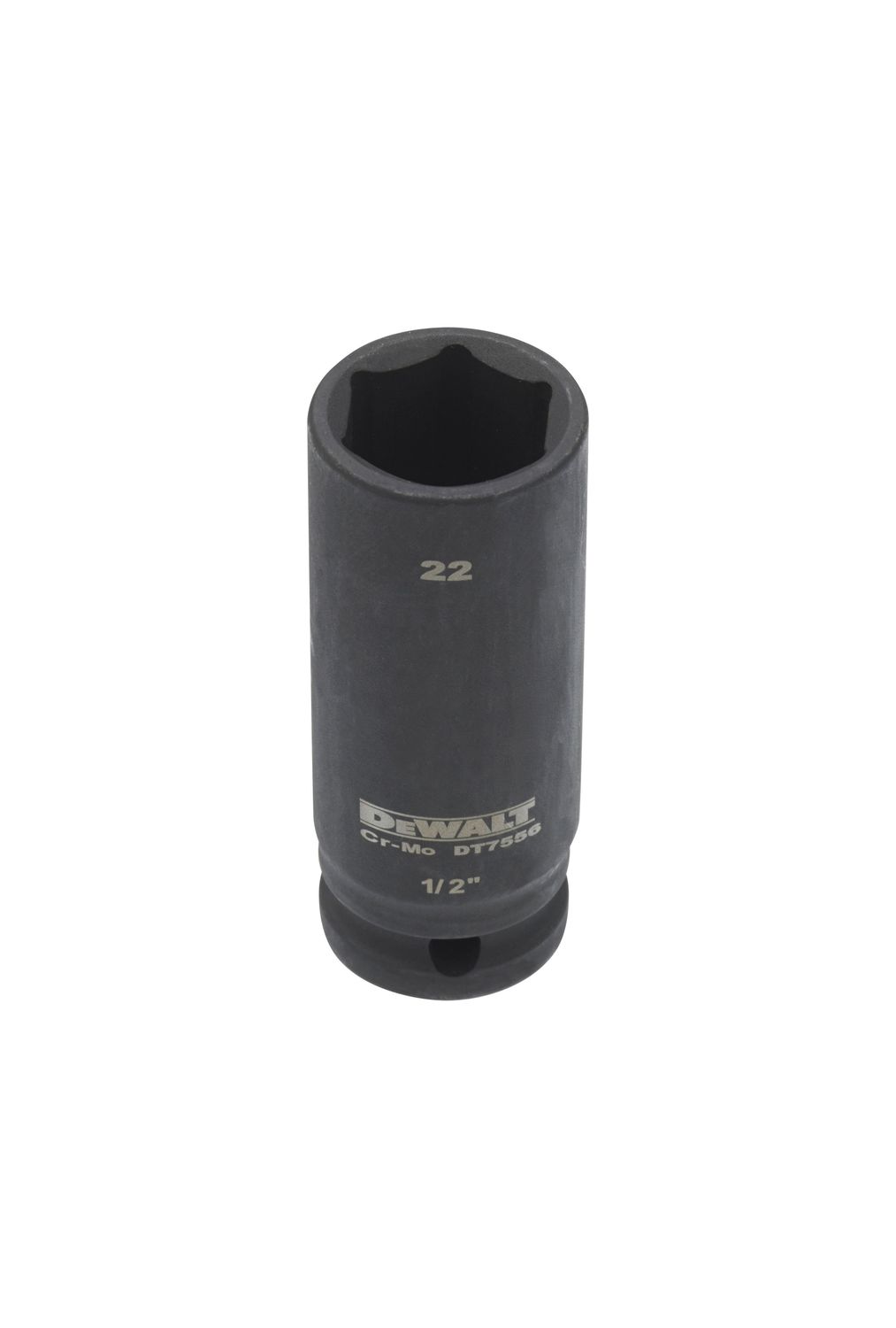 DEWALT DT7556-QZ Steckschlüssel Lang 22mm 1/2 schlagfest