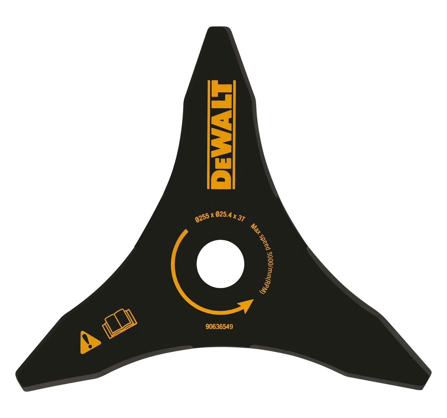 DEWALT Flexvolt DT20653-QZ Dickichtmesser 25 cm,3 Fluegel