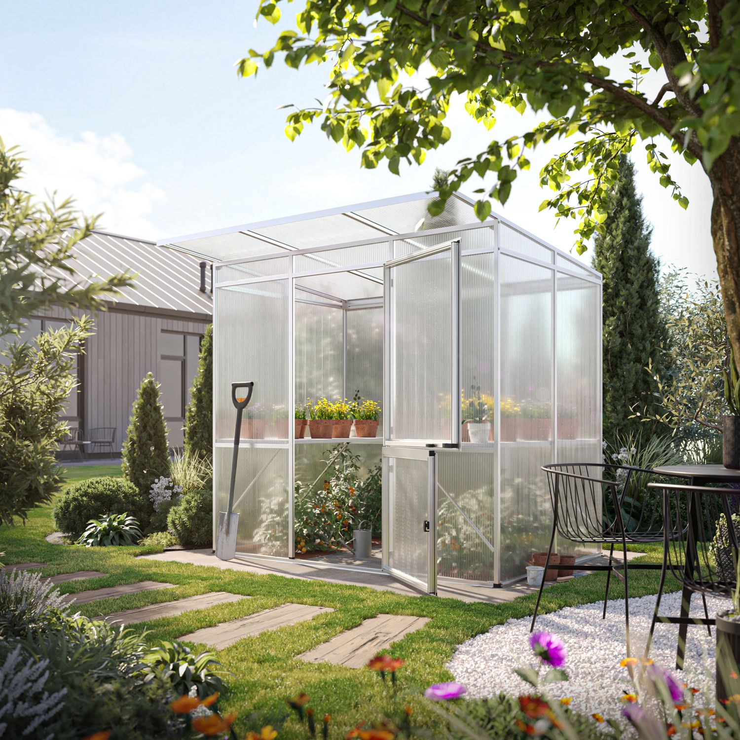 Gewächshaus Jasmin II - blank