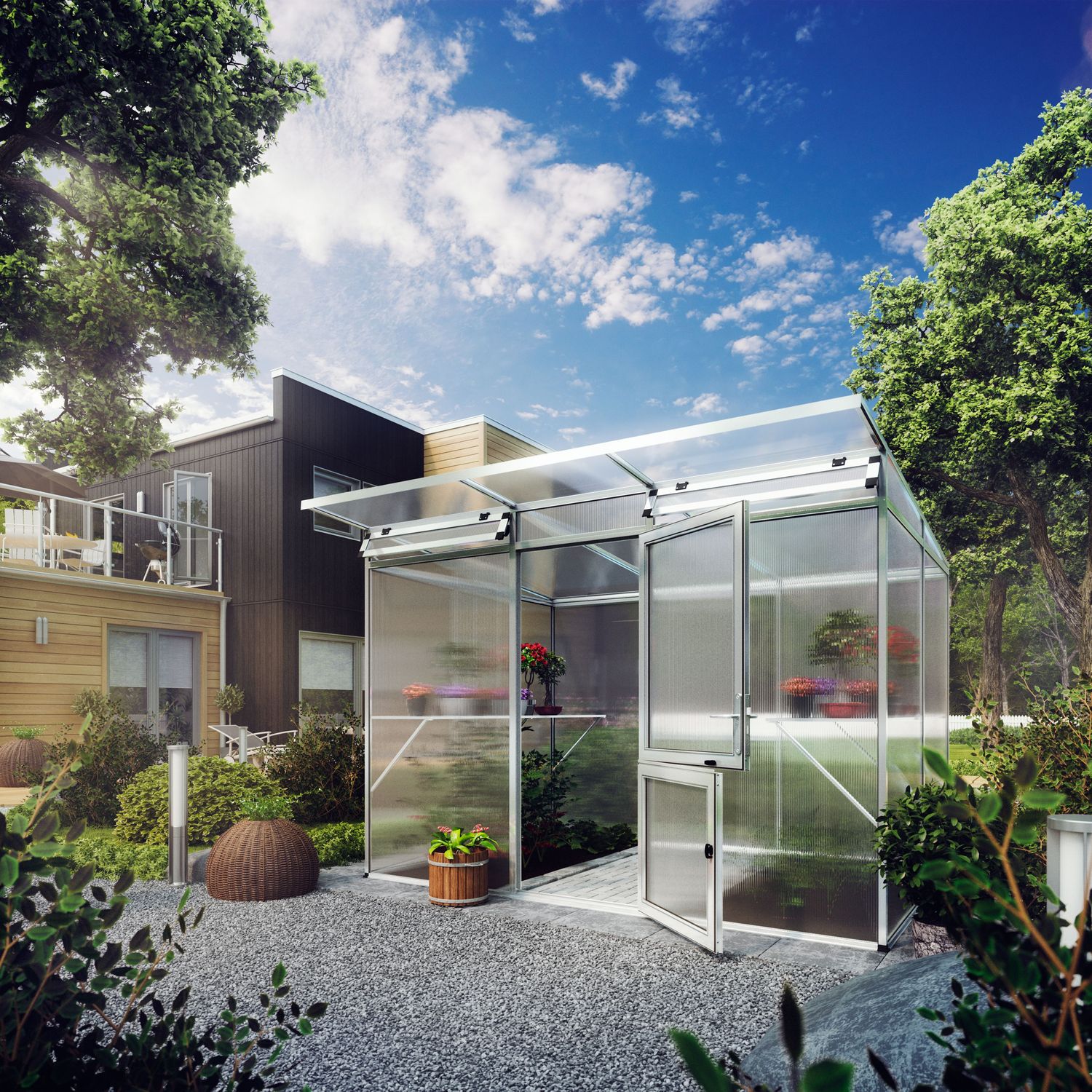 Gewächshaus Linea II - blank