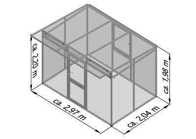 Gewächshaus Santini II - blank