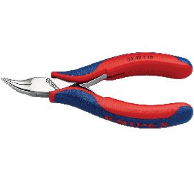 KNIPEX Elektronik-Greifzange 115 mm gebogen